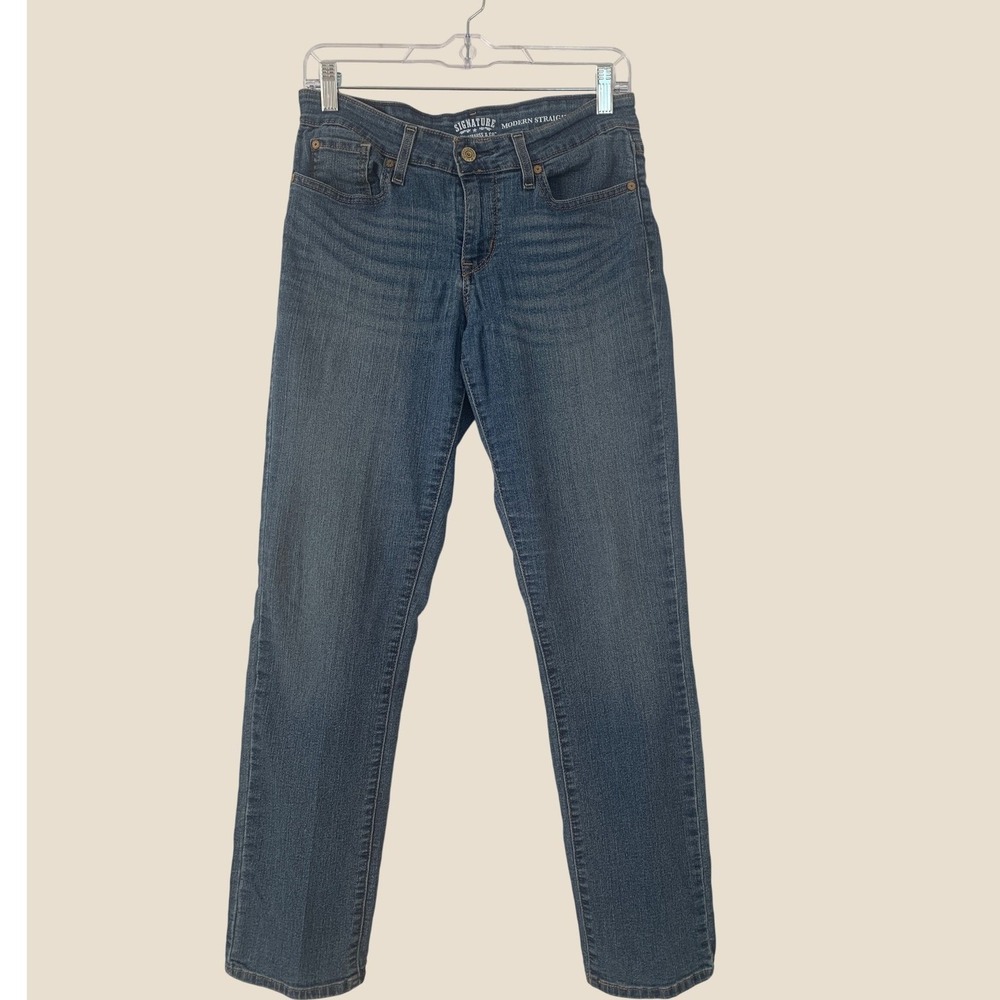 Signature by Levi Strauss & Co Modern Straight Jeans Medium Wash W29 L32